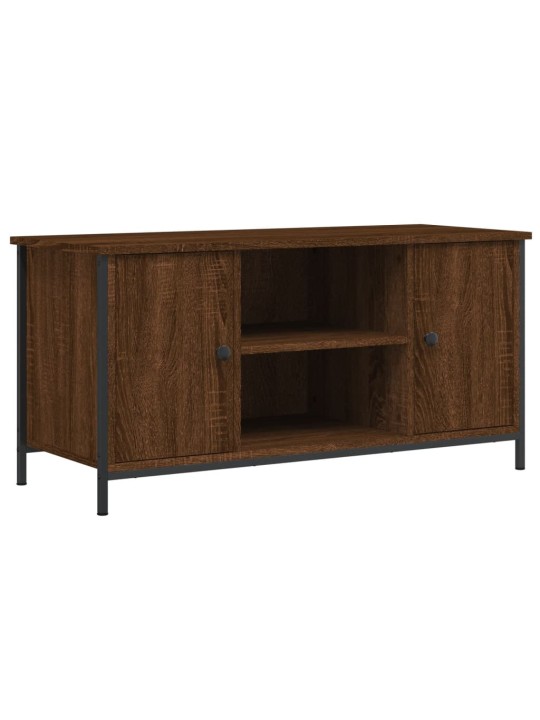 TV skříňka hnědý dub 100 x 40 x 50 cm kompozitní dřevo