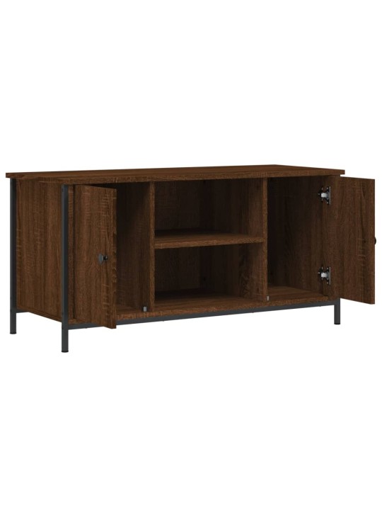 TV skříňka hnědý dub 100 x 40 x 50 cm kompozitní dřevo