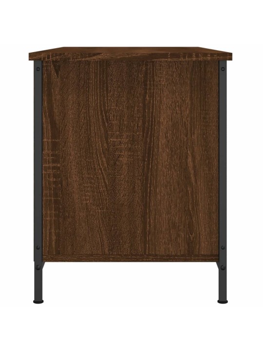 TV skříňka hnědý dub 100 x 40 x 50 cm kompozitní dřevo