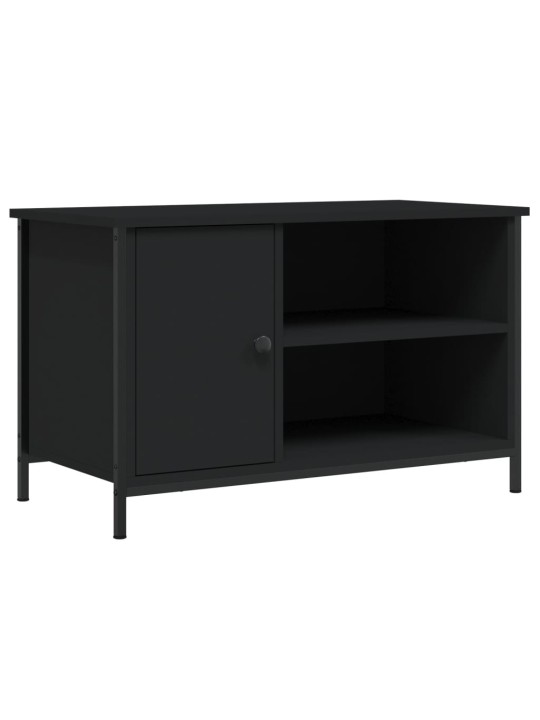 TV skříňka černá 80 x 40 x 50 cm kompozitní dřevo