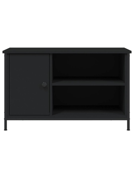 TV skříňka černá 80 x 40 x 50 cm kompozitní dřevo