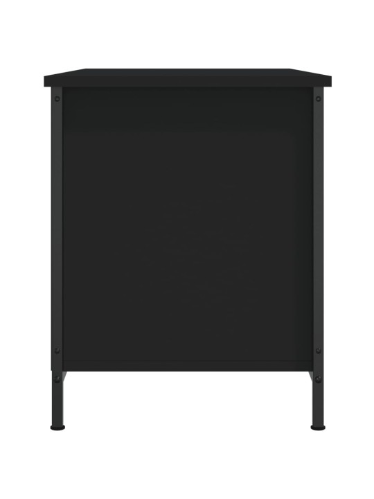 TV skříňka černá 80 x 40 x 50 cm kompozitní dřevo
