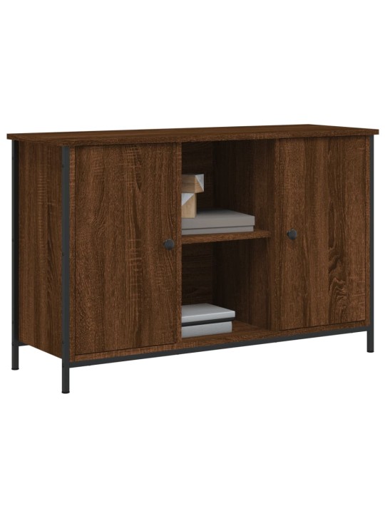 TV skříňka hnědý dub 100 x 35 x 65 cm kompozitní dřevo