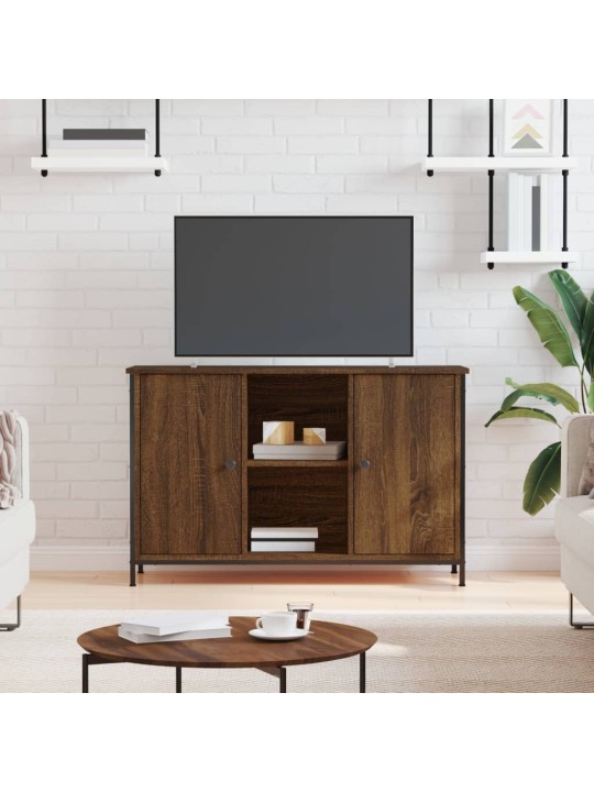 TV skříňka hnědý dub 100 x 35 x 65 cm kompozitní dřevo