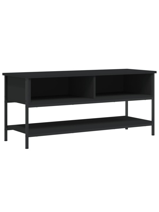 TV skříňka černá 100 x 35 x 45 cm kompozitní dřevo
