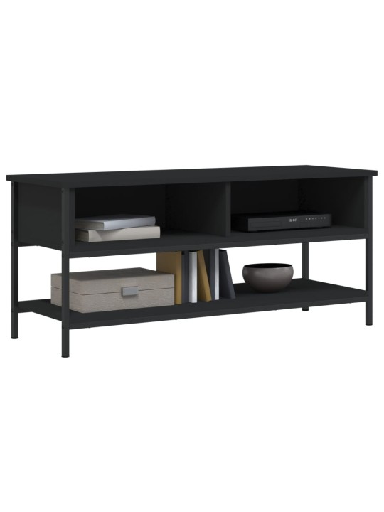 TV skříňka černá 100 x 35 x 45 cm kompozitní dřevo
