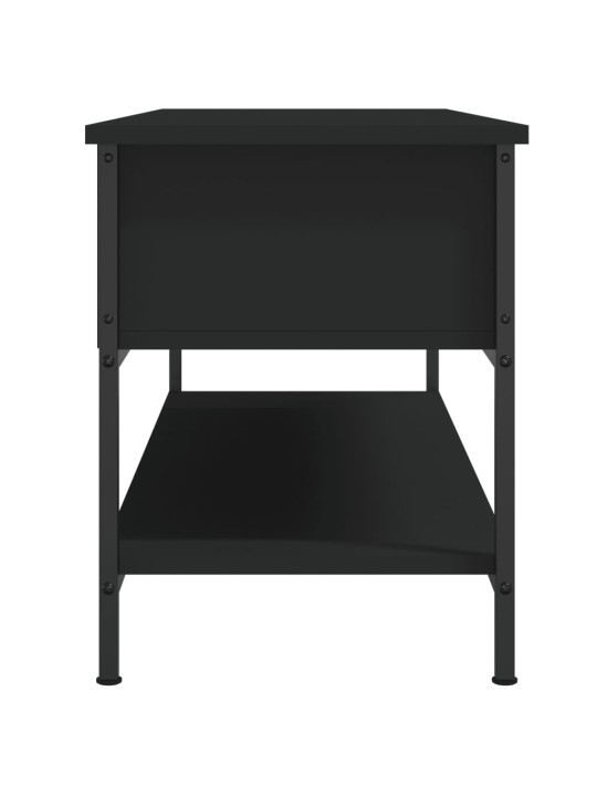 TV skříňka černá 100 x 35 x 45 cm kompozitní dřevo