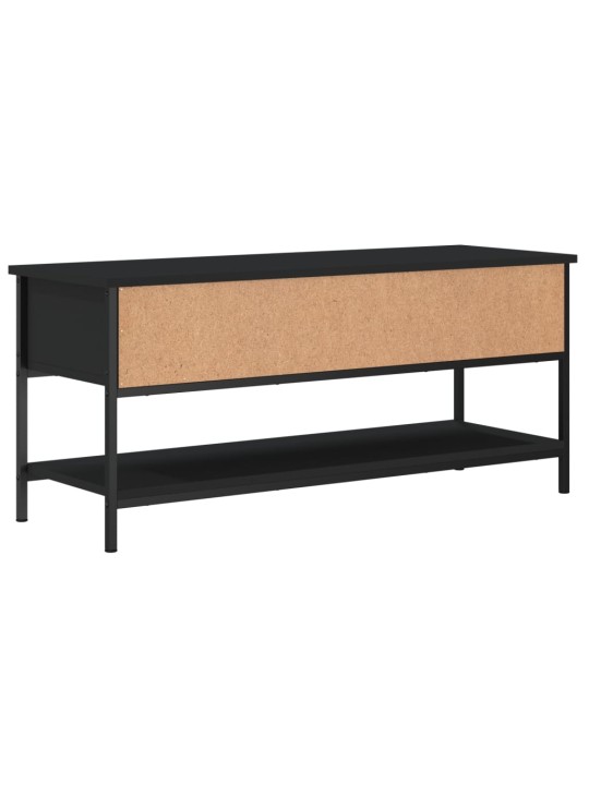 TV skříňka černá 100 x 35 x 45 cm kompozitní dřevo