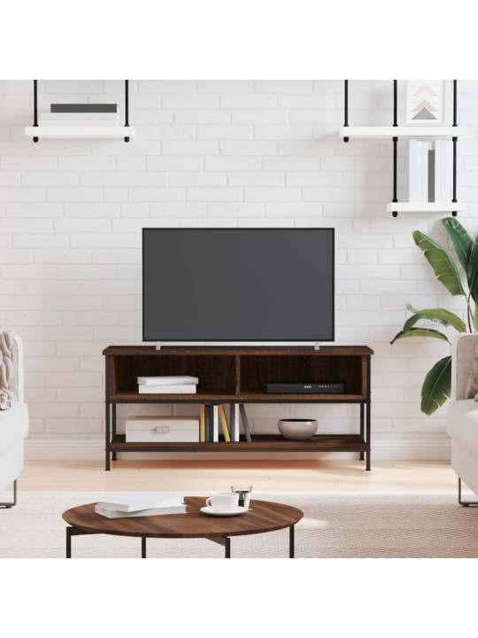 TV skříňka hnědý dub 100 x 35 x 45 cm kompozitní dřevo
