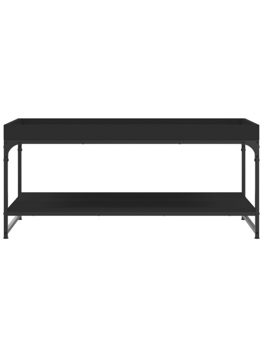 Konferenční stolek černý 100 x 49 x 45 cm kompozitní dřevo
