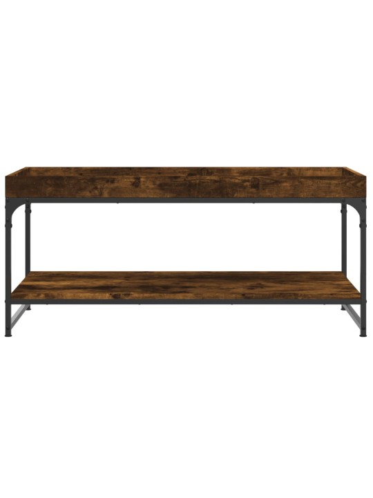 Konferenční stolek kouřový dub 100x49x45 cm kompozitní dřevo