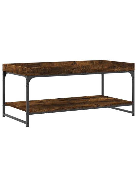 Konferenční stolek kouřový dub 100x49x45 cm kompozitní dřevo