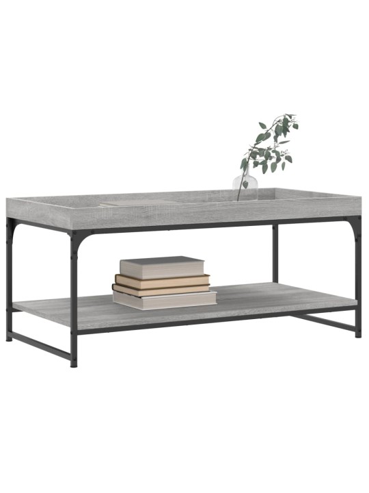 Konferenční stolek šedý sonoma 100x49x45 cm kompozitní dřevo
