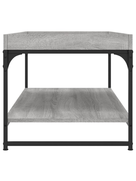 Konferenční stolek šedý sonoma 100x49x45 cm kompozitní dřevo