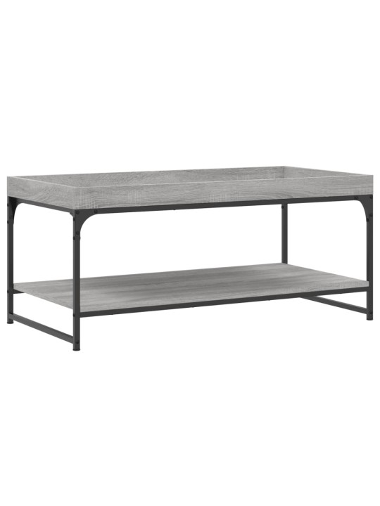 Konferenční stolek šedý sonoma 100x49x45 cm kompozitní dřevo