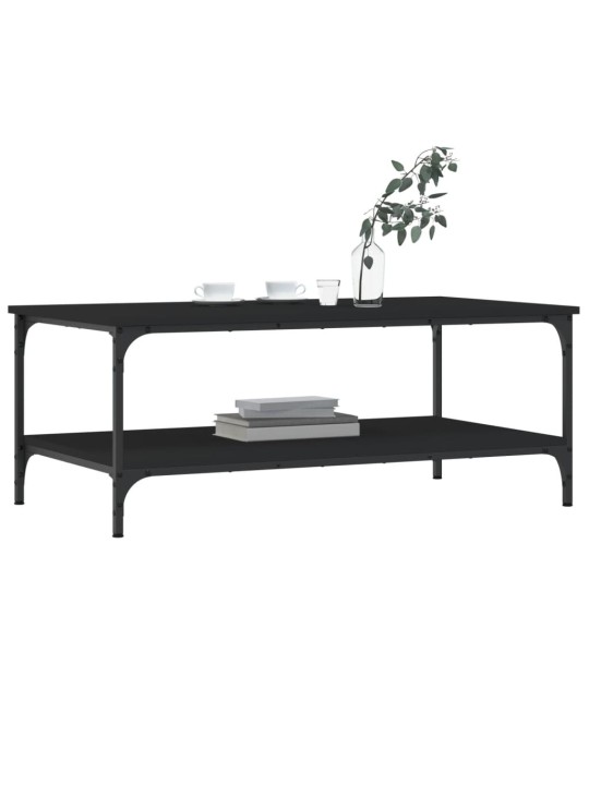 Konferenční stolek černý 100 x 55 x 40 cm kompozitní dřevo