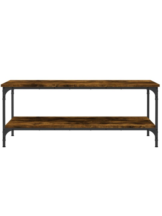 Konferenční stolek kouřový dub 100x55x40 cm kompozitní dřevo