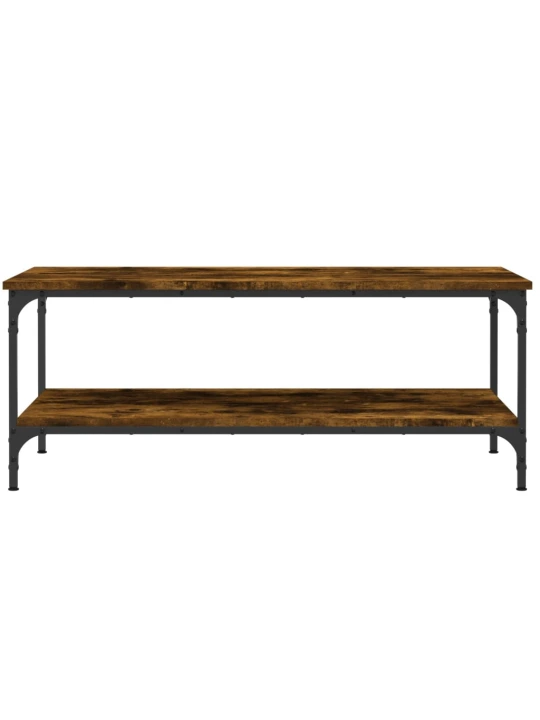 Konferenční stolek kouřový dub 100x55x40 cm kompozitní dřevo