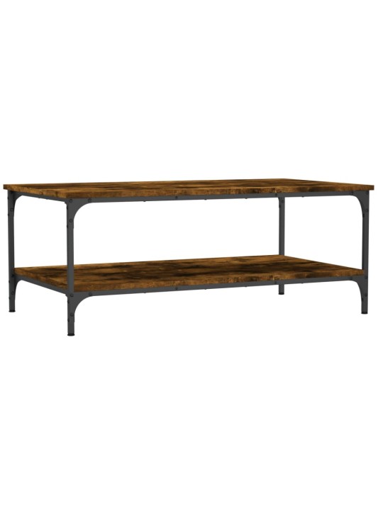 Konferenční stolek kouřový dub 100x55x40 cm kompozitní dřevo