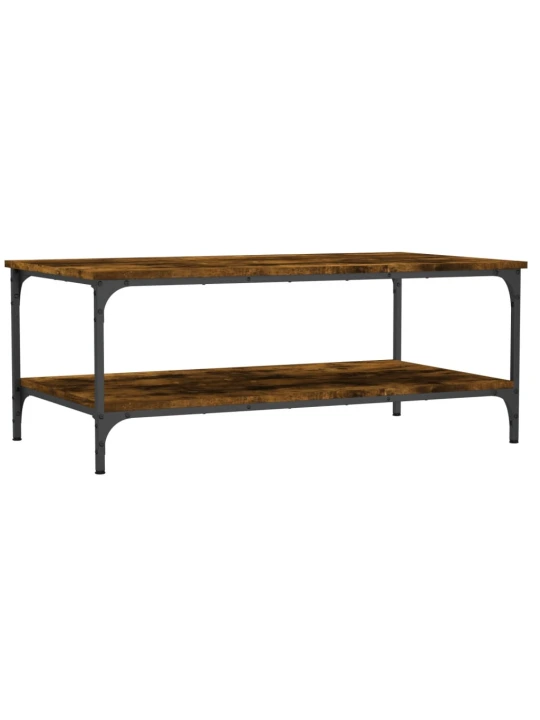 Konferenční stolek kouřový dub 100x55x40 cm kompozitní dřevo