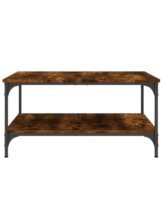 Konferenční stolek kouřový dub 80 x 80 x 40 cm kompozitní dřevo