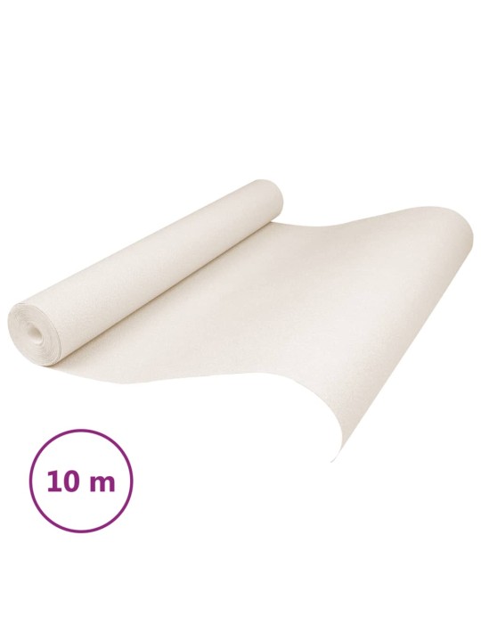 Tapeta 3D jednobarevná krémová 10 x 0,53 m vliesová