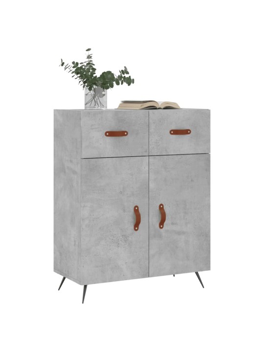 Příborník betonově šedý 69,5 x 34 x 90 cm kompozitní dřevo