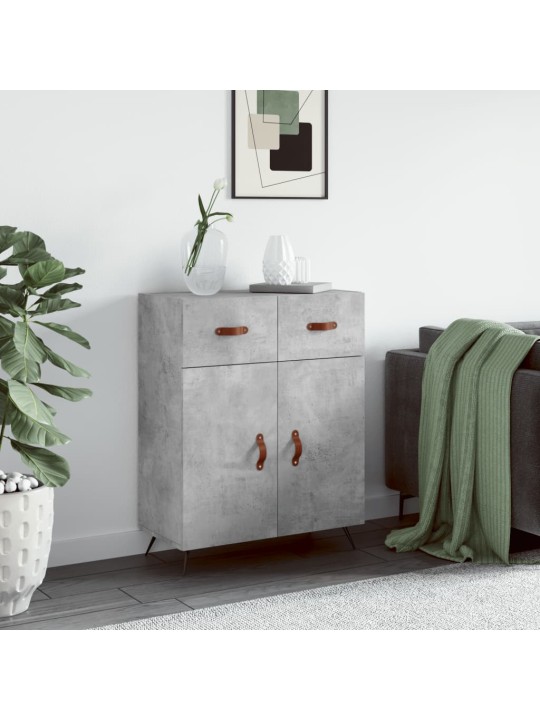 Příborník betonově šedý 69,5 x 34 x 90 cm kompozitní dřevo