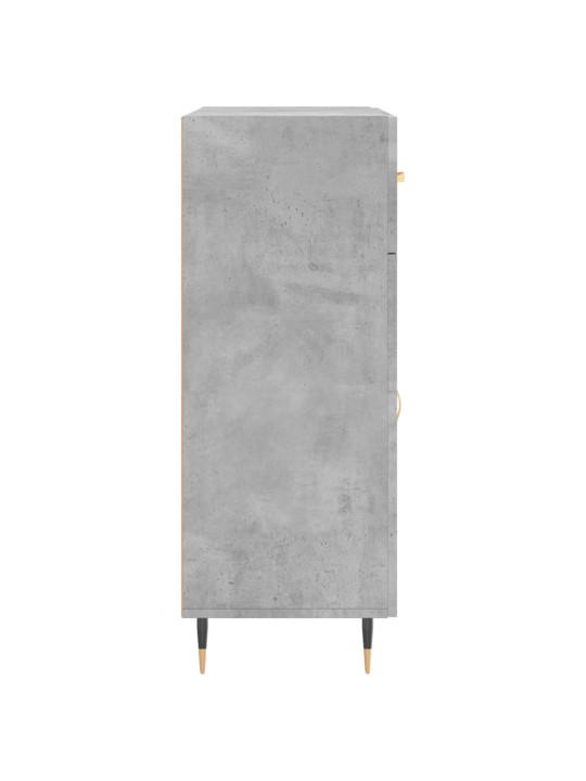 Příborník betonově šedý 69,5 x 34 x 90 cm kompozitní dřevo