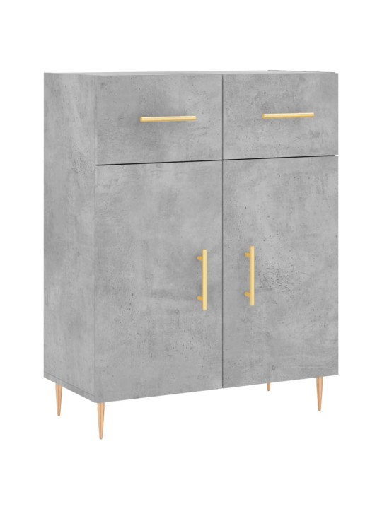 Příborník betonově šedý 69,5 x 34 x 90 cm kompozitní dřevo