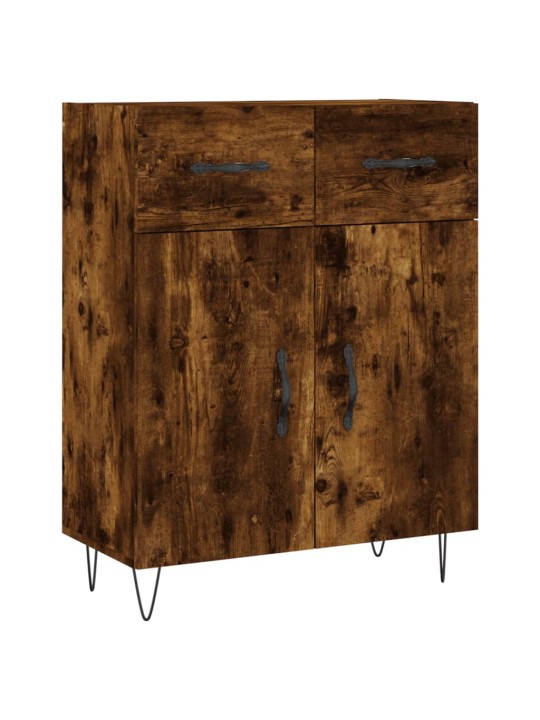 Příborník kouřový dub 69,5 x 34 x 90 cm kompozitní dřevo