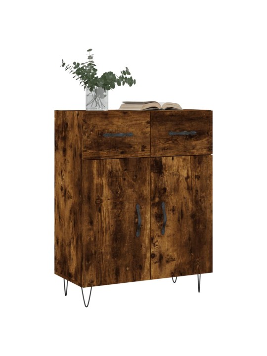 Příborník kouřový dub 69,5 x 34 x 90 cm kompozitní dřevo