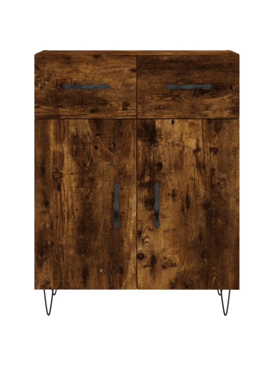 Příborník kouřový dub 69,5 x 34 x 90 cm kompozitní dřevo