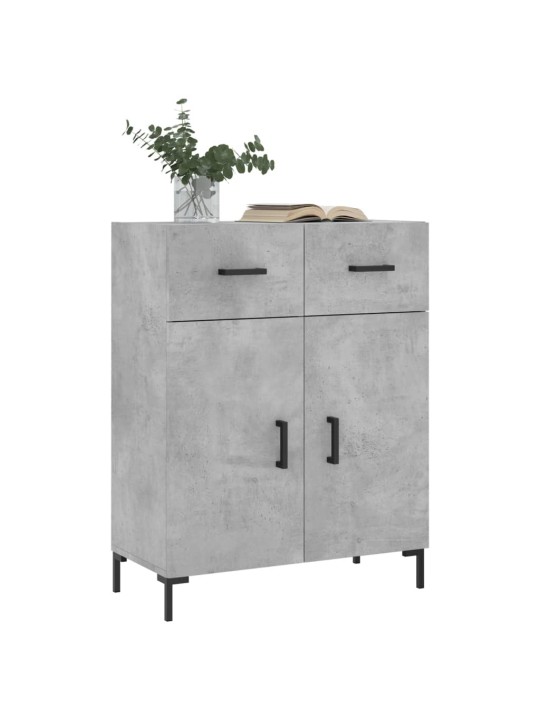 Příborník betonově šedý 69,5 x 34 x 90 cm kompozitní dřevo