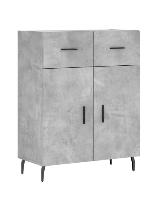 Příborník betonově šedý 69,5 x 34 x 90 cm kompozitní dřevo