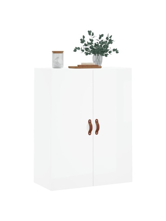 Nástěnná skříňka bílá s vysokým leskem 69,5 x 34 x 90 cm