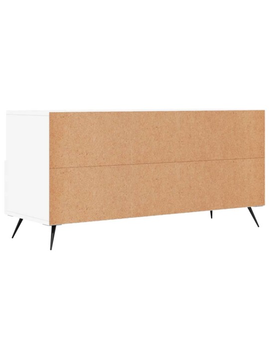 TV skříňka bílá 102 x 36 x 50 cm kompozitní dřevo