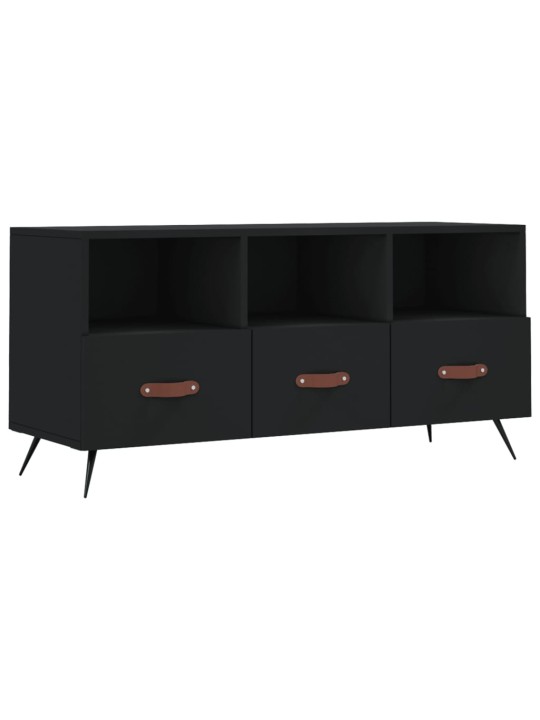 TV skříňka černá 102 x 36 x 50 cm kompozitní dřevo