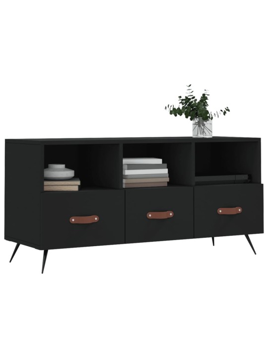 TV skříňka černá 102 x 36 x 50 cm kompozitní dřevo