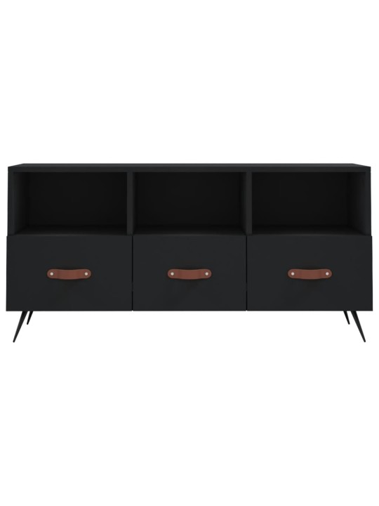 TV skříňka černá 102 x 36 x 50 cm kompozitní dřevo