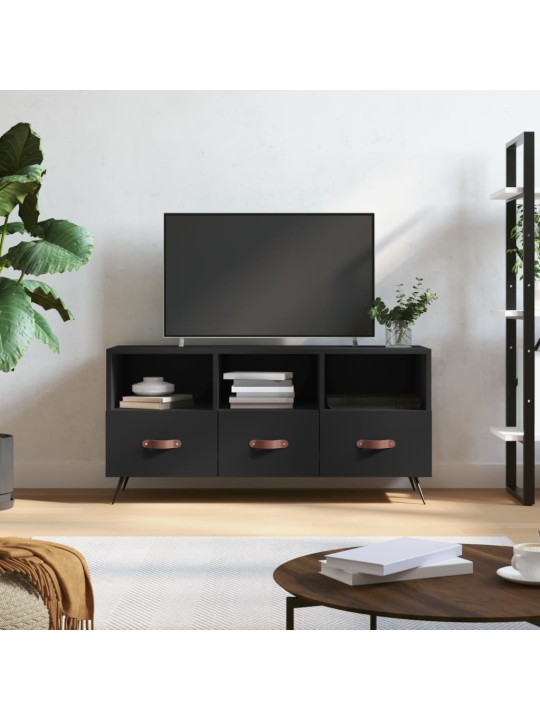 TV skříňka černá 102 x 36 x 50 cm kompozitní dřevo