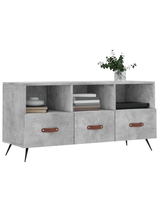 TV skříňka betonově šedá 102 x 36 x 50 cm kompozitní dřevo