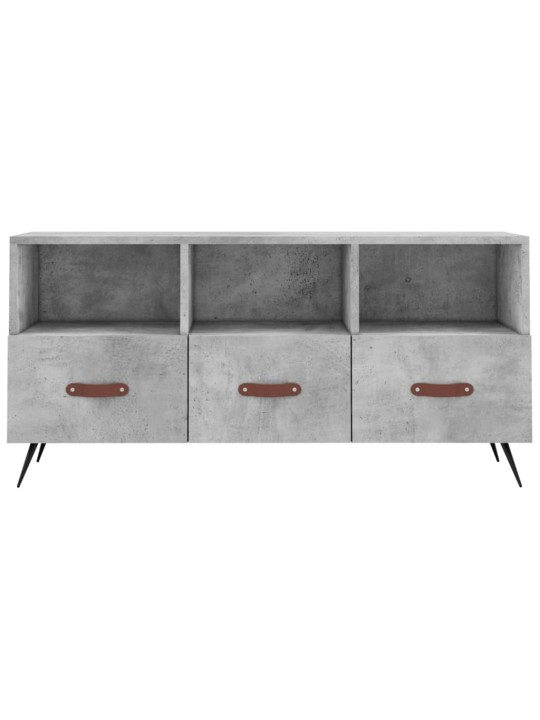 TV skříňka betonově šedá 102 x 36 x 50 cm kompozitní dřevo