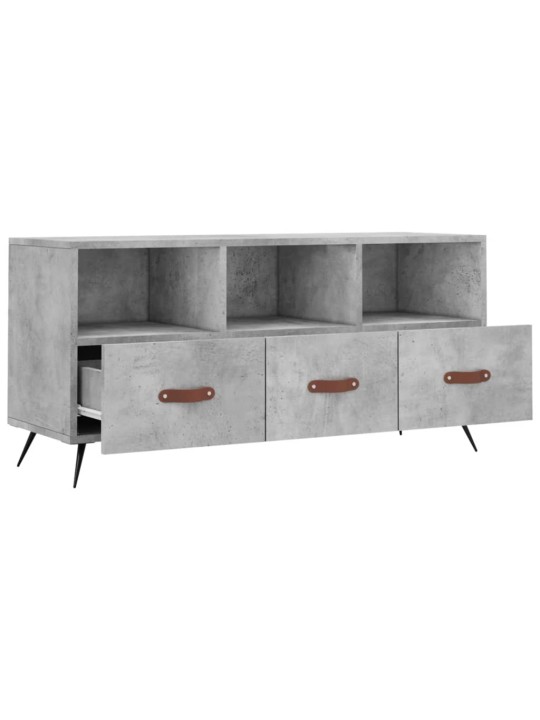 TV skříňka betonově šedá 102 x 36 x 50 cm kompozitní dřevo