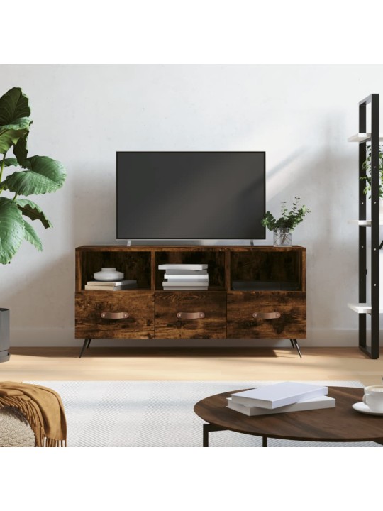 TV skříňka kouřový dub 102 x 36 x 50 cm kompozitní dřevo