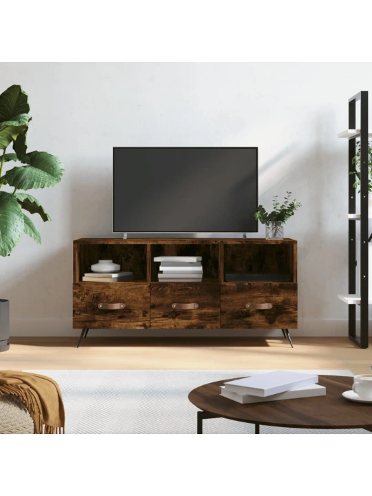 TV skříňka kouřový dub 102 x 36 x 50 cm kompozitní dřevo