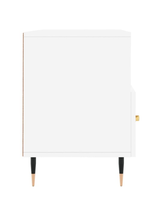 TV skříňka bílá 102 x 36 x 50 cm kompozitní dřevo