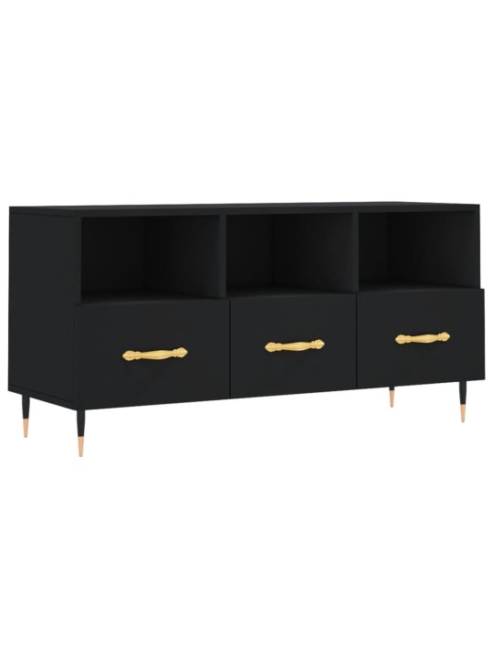 TV skříňka černá 102 x 36 x 50 cm kompozitní dřevo