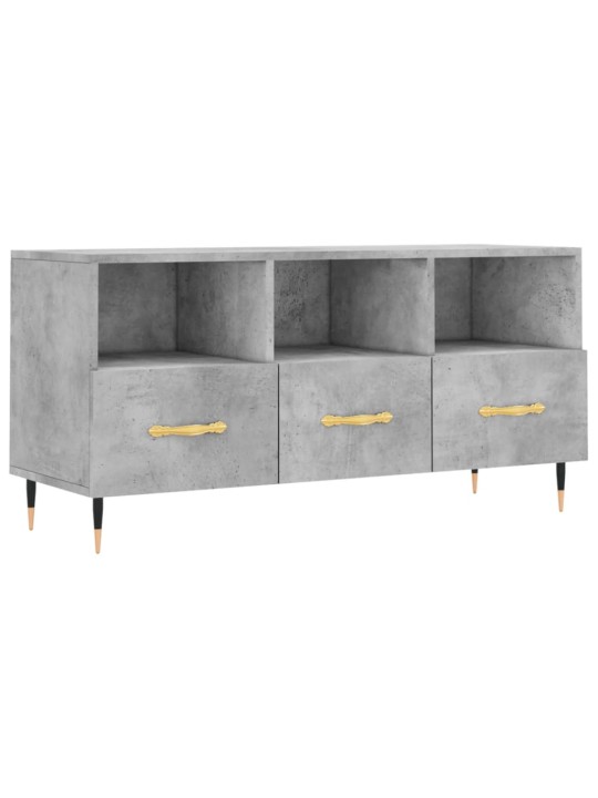 TV skříňka betonově šedá 102 x 36 x 50 cm kompozitní dřevo