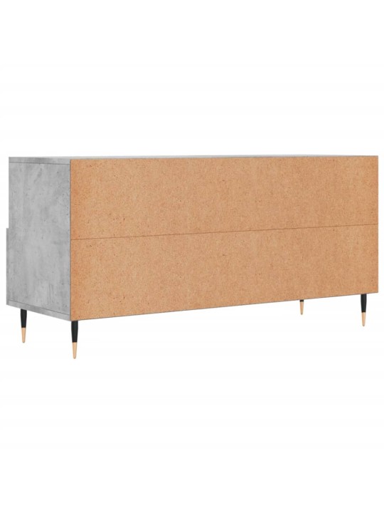TV skříňka betonově šedá 102 x 36 x 50 cm kompozitní dřevo